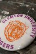 画像2: dp-200301-06 Clemson University Tigers / Vintage College Pinback (2)