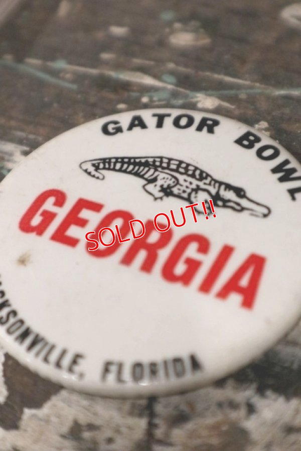 画像2: dp-200301-07 GATOR BOWL GEORGIA / Vintage College Pinback