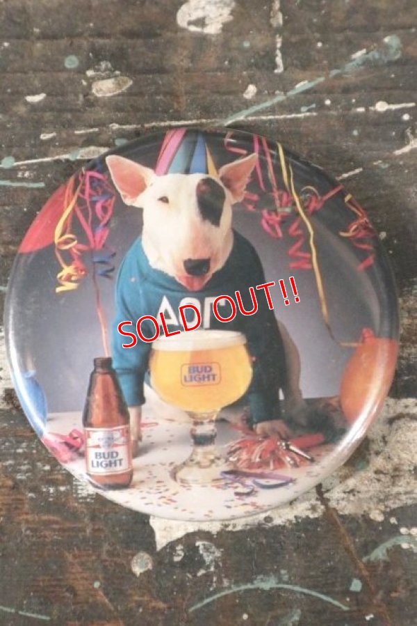 画像1: ct-200301-05 BUD LIGHT / Spuds Mackenzie 1980's Pinback