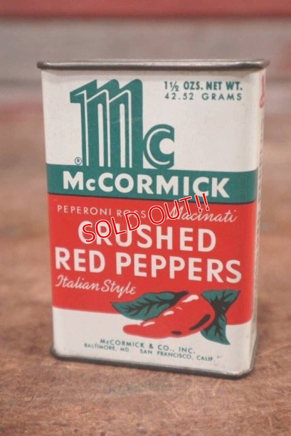 画像1: dp-200301-15 McCORMICK / Crushed Red Pepper Can