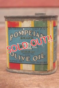 dp-200301-16 POMPEIAN / Vintage OLIVE OIL Can