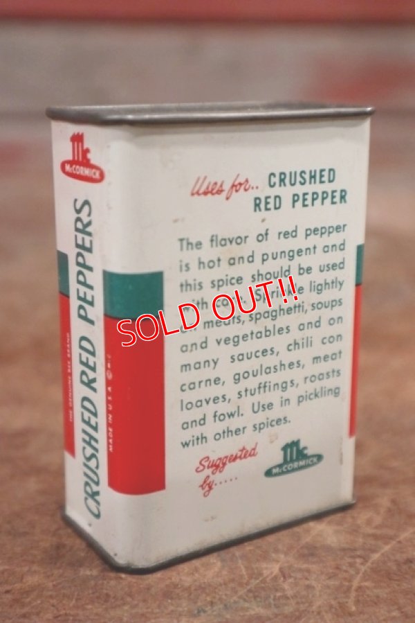 画像3: dp-200301-15 McCORMICK / Crushed Red Pepper Can