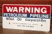 画像1: dp-200301-49 Mobil Oil Corporation / WARNING Sign (1)