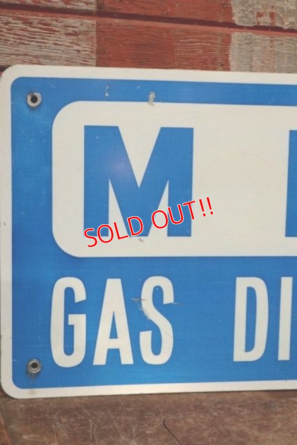 画像2: dp-200301-50 Mobil / GAS DIESEL Sign