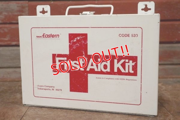 画像1: dp-200301-42 Aearo Eastern / 1970's First Aid Kit Box