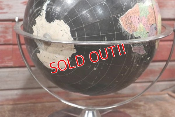 画像10: dp-200301-43 1970's Black Ocean Globe