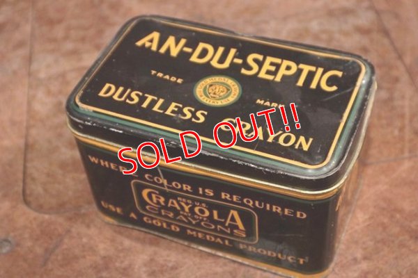 画像1: dp-200301-47 AN-DU-SEPTIC / 1940's Crayon Can