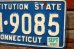 画像3: dp-200301-53 License Plate / 1980's CONNECTICUT