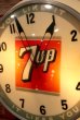 画像2: dp-200301-61 7up / 1950's-1960's Light-Up Clock (2)