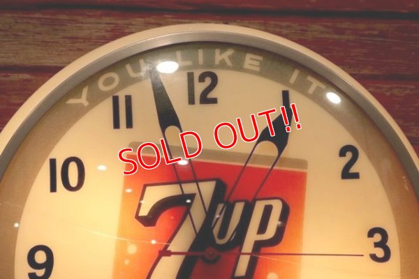 画像3: dp-200301-61 7up / 1950's-1960's Light-Up Clock