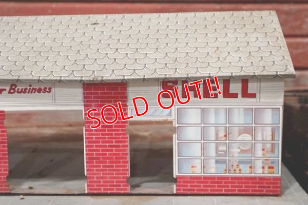 画像3: dp-200301-64 SHELL Service Station / 1950's-1960's Tin Toy