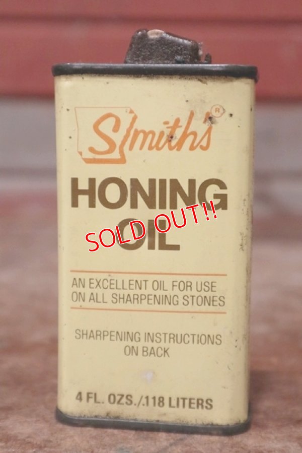 画像1: dp-200301-72 Smith's HONING OIL / Vintage Handy Can