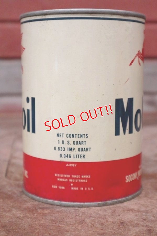 画像3: dp-200301-66 Mobiloil / 1950's 1QT Oil Can
