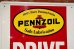 画像2: dp-200301-57 PENNZOIL / 1966 Metal Sign (2)