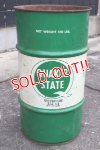 dp-200401-01 QUAKER STATE / 1970's 120 LBS. Motor Oil Can