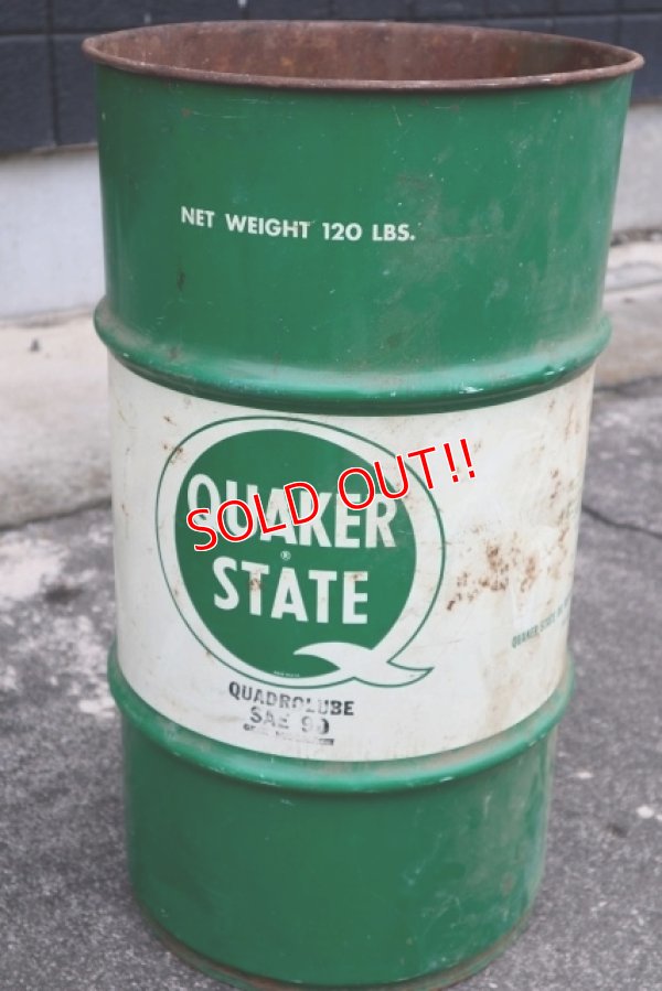 画像3: dp-200401-01 QUAKER STATE / 1970's 120 LBS. Motor Oil Can