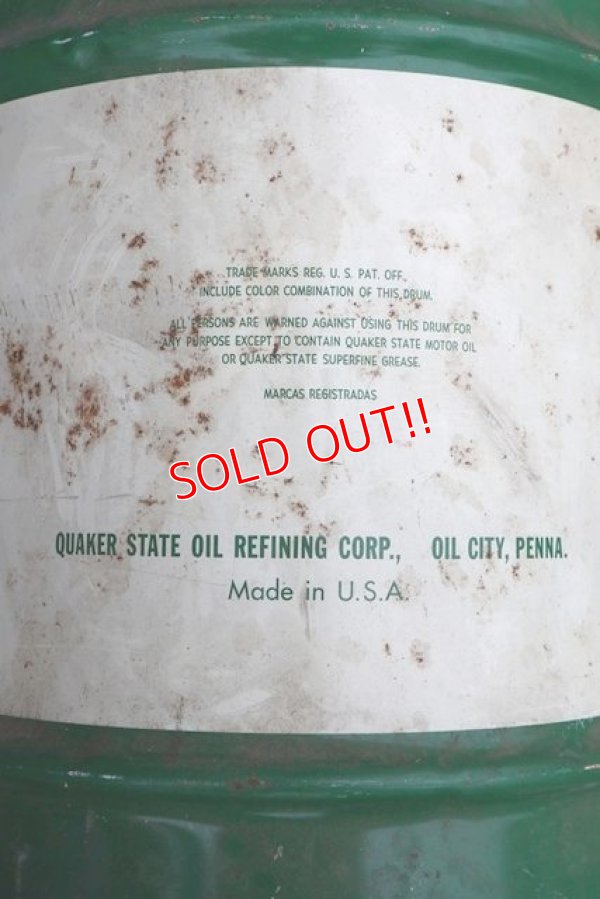 画像6: dp-200401-01 QUAKER STATE / 1970's 120 LBS. Motor Oil Can