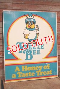 dp-200301-01 Freeze Bee / Vintage Double Sided Sign