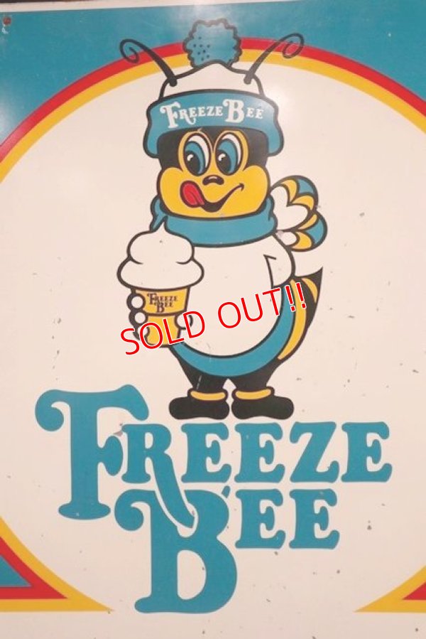 画像4: dp-200301-01 Freeze Bee / Vintage Double Sided Sign