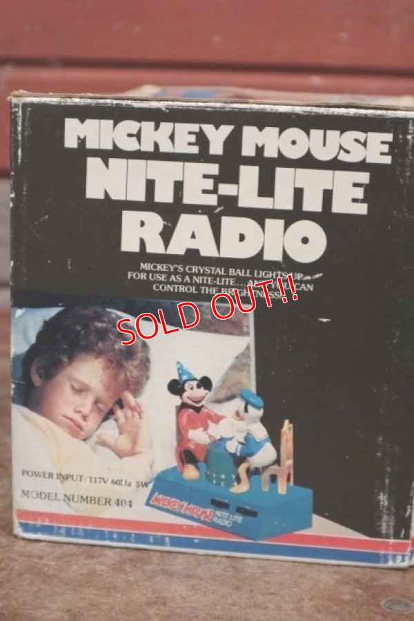 画像10: ct-200401-22 Mickey Mouse & Donald Duck / 1970's Nite-Lite Radio
