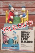 ct-200401-22 Mickey Mouse & Donald Duck / 1970's Nite-Lite Radio