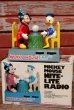 画像1: ct-200401-22 Mickey Mouse & Donald Duck / 1970's Nite-Lite Radio (1)