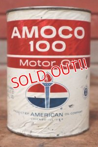 dp-200403-20 AMOCO / Amoco 100 1QT Motor Oil Can