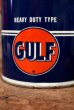画像2: dp-200403-17 GULF / 1940's-1950's GULFLUBE H.D. 1QT Motor Oil Can (2)
