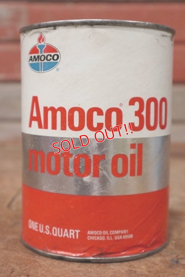 画像1: dp-200403-20 AMOCO / Amoco 300 1QT Motor Oil Can