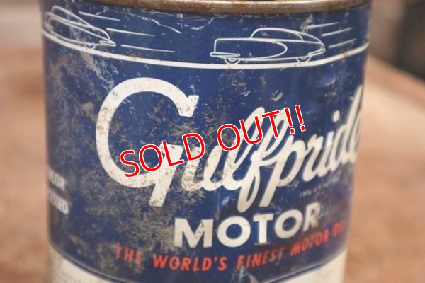 画像4: dp-200403-16 GULF / 1940's-1950's Gulfpride 1QT Motor Oil Can