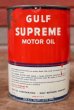 画像3: dp-200403-18 GULF / 1960's GULF SUPREME 1QT Motor Oil Can