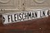 画像1: dp-200403-07 Road Sign "FLEISCHMAN LN." (1)