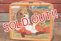 ct-200403-22 the Fox and the Hound / ALADDIN 1980's Metal Lunchbox