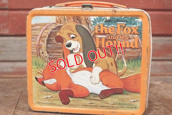 画像1: ct-200403-22 the Fox and the Hound / ALADDIN 1980's Metal Lunchbox