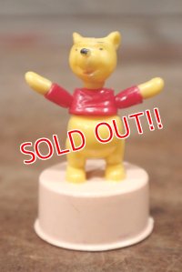 ct-121211-06 Winnie the Pooh / Kohner Bros 1970's Mini Push Puppet