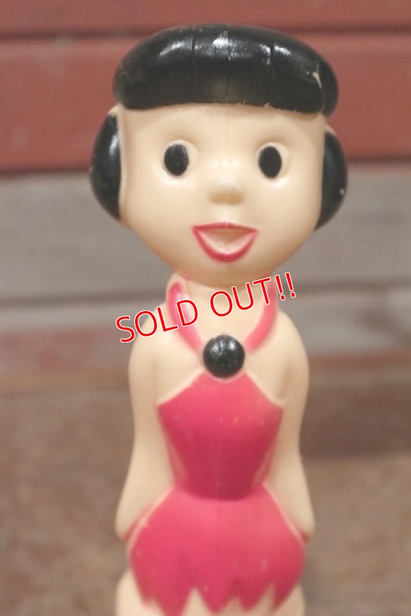 画像2: ct-200415-19 Betty Rubble / 1960's Plastic Figure