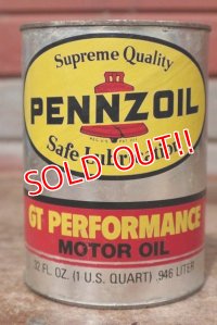dp-200415-13 PENNZOIL / GT PERFORMANCE 1QT Motor Oil Can 