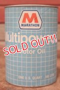 dp-200415-14 MARATHON / Multipower-3 1QT Motor Oil Can 