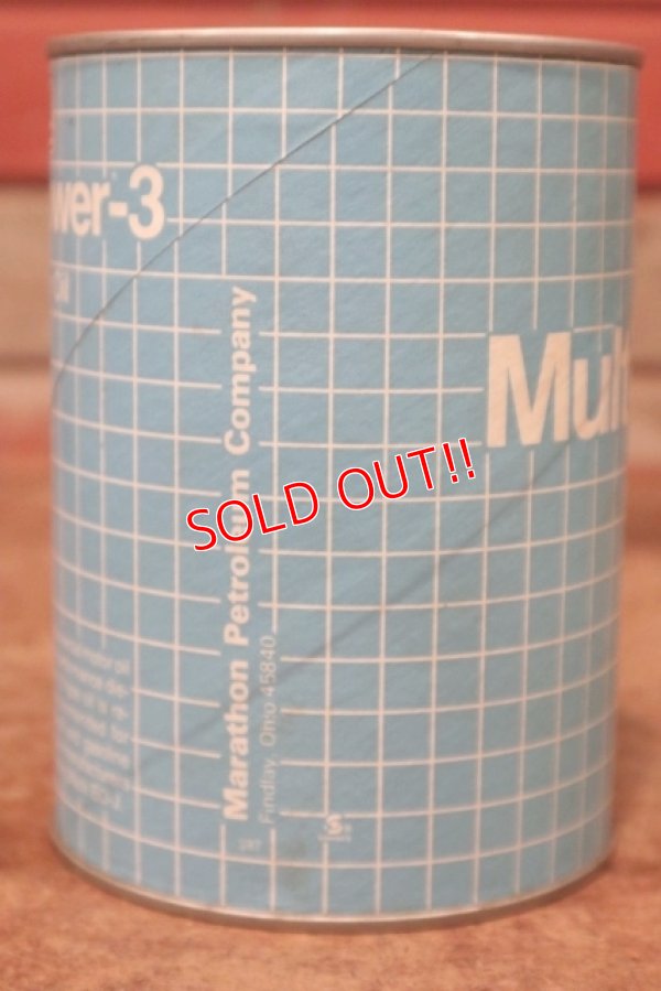 画像4: dp-200415-14 MARATHON / Multipower-3 1QT Motor Oil Can