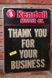 画像1: dp-200415-05 Kendall / 1980's "THANK YOU FOR YOUR BUSINESS" Sign (1)