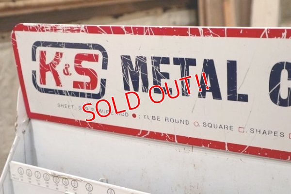 画像9: dp-200415-06 K＆S METAL CENTER / 1960's Metal Rack