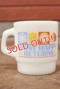 kt-200501-03 McDonald's / Many Happy Returns 1970's-1980's Anchor Hocking Mug