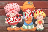 ct-200403-35 Strawberry Shortcake / 1980's Cloth Doll Set