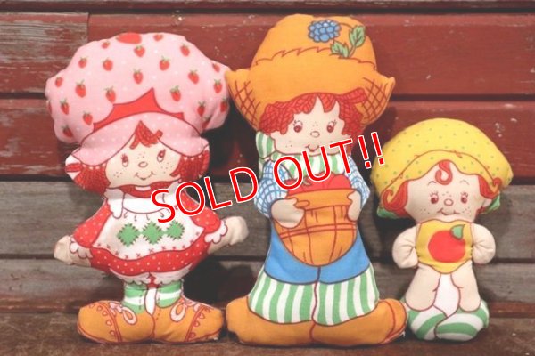 画像1: ct-200403-35 Strawberry Shortcake / 1980's Cloth Doll Set