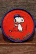 画像1: ct-200501-01 Snoopy / 1970's Patch "GOLF YOU'RE AWAY"  (1)