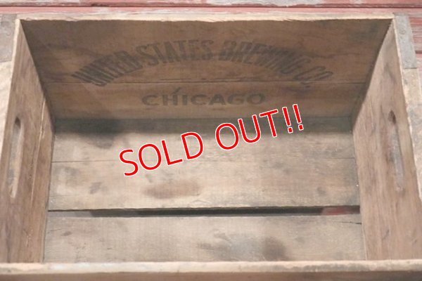 画像6: dp-200501-05 UNITED STATES BREWING CO. CHICAGO / Vintage Wood Box