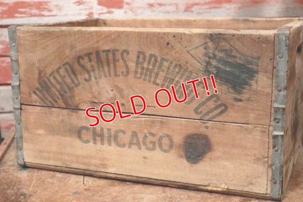 画像3: dp-200501-05 UNITED STATES BREWING CO. CHICAGO / Vintage Wood Box