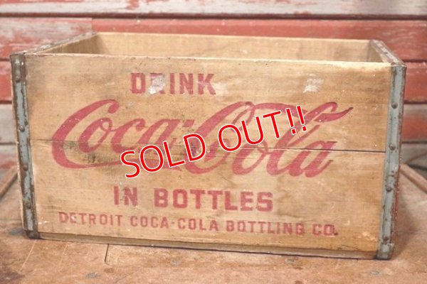 画像1: dp-200501-10 Coca Cola / 1940's-1950's Wood Box