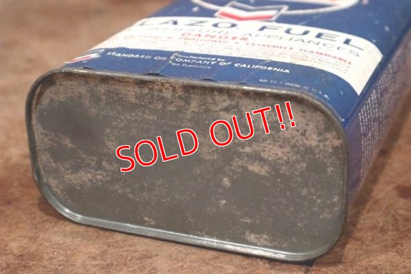 画像8: dp-200501-29 Chevron / 1950's〜BLAZO FUEL Oil Can