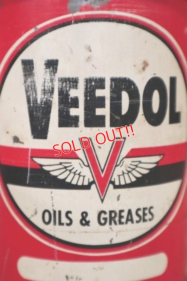 画像2: dp-200510-13 VEEDOL / 1950's OILS & GREASES Can